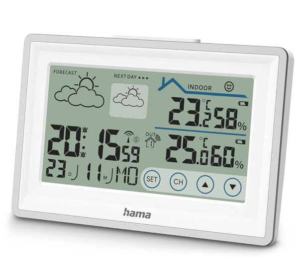 HAMA STACJA POGODY BAHAMAS TERMOMETR HIGROMETR BIAŁA 4047443525895 - 1416479 - zdjęcie 4